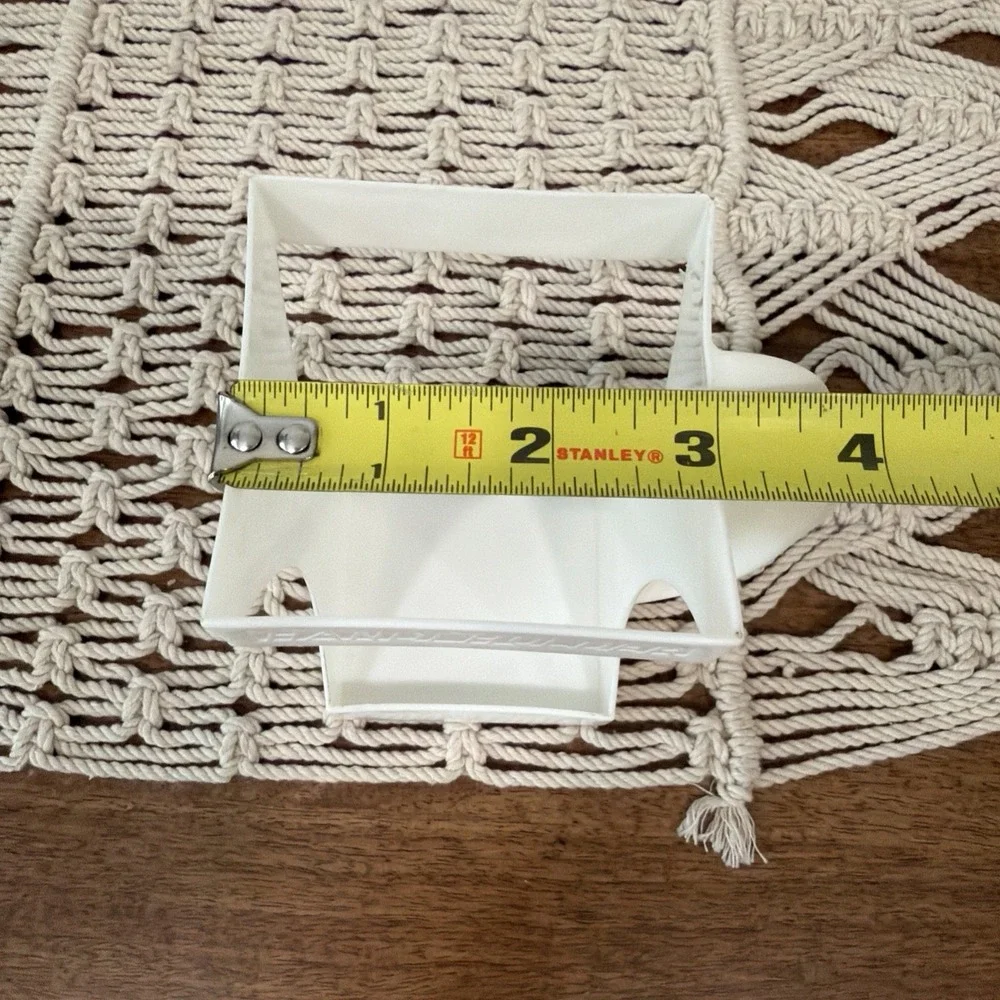 Vintage Handi Holder Quart Carton Holder White Retro Kitchen 70s Prop